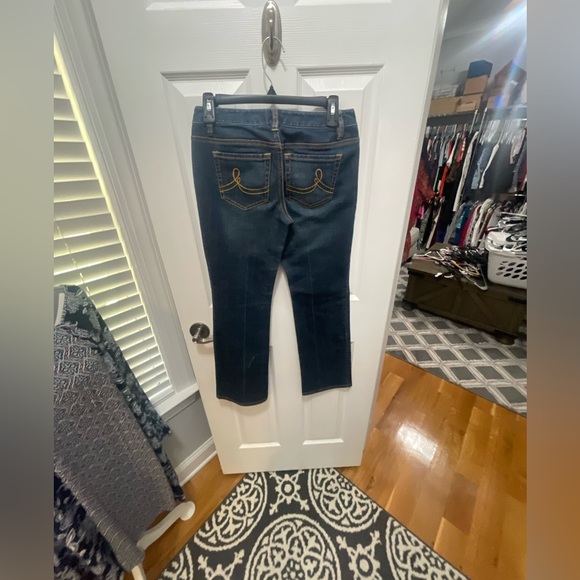 Ann Taylor loft jeans boot cut size 0 petite - Picture 2 of 9